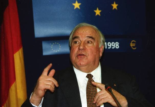 German chancellor Helmut Kohl in the year 1997 *** German chancellor Helmut Kohl in the year 1997