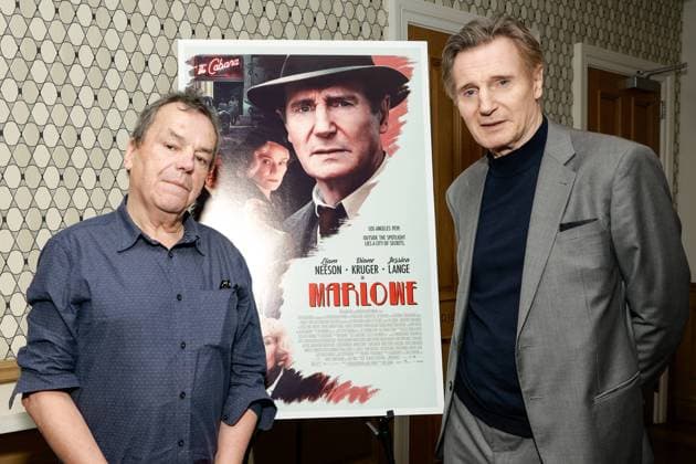 Bilder des Jahres 2023, Entertainment 02 Februar Entertainment Themen der Woche KW07 Special screening of the new film Marlowe in New York City at the Crosby Street Hotel. Featuring: Neil Jordan, Liam Neeson Where: New York, New York, United States When: 15 Feb 2023 Credit: Jason Mendez StarPix Startraksphoto.com Cover Images Copyright: xx 52445040 EDITORIAL USE ONLY. NOT FOR USE BY NEWSPAPERS BASED IN THE UK.