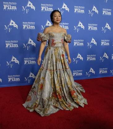 February 15, 2023, Santa Barbara, California, U.S: Stephanie Hsu, star of the highly acclaimed film Ã¢â‚¬oeEverything Everywhere All at OnceÃ¢â‚¬Â, brings beauty and charm to the Santa Barbara International Film FestivalÃ¢â‚¬â ¢s Red Carpet on February 15, 2023 and the historic Arlington Theater, where she has come to accept the Virtuosos Award, which honors Ã¢â‚¬oeup-and-comingÃ¢â‚¬Â actors for achieving a breakthrough performance. Santa Barbara U.S. - ZUMAk144 20230215_znp_k144_037 Copyright: xAmyxKatzx