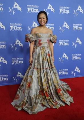 February 15, 2023, Santa Barbara, California, U.S: Stephanie Hsu, star of the highly acclaimed film Ã¢â‚¬oeEverything Everywhere All at OnceÃ¢â‚¬Â, brings beauty and charm to the Santa Barbara International Film FestivalÃ¢â‚¬â ¢s Red Carpet on February 15, 2023 and the historic Arlington Theater, where she has come to accept the Virtuosos Award, which honors Ã¢â‚¬oeup-and-comingÃ¢â‚¬Â actors for achieving a breakthrough performance. Santa Barbara U.S. - ZUMAk144 20230215_znp_k144_042 Copyright: xAmyxKatzx