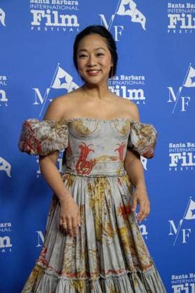 February 15, 2023, Santa Barbara, California, U.S: Stephanie Hsu, star of the highly acclaimed film Ã¢â‚¬oeEverything Everywhere All at OnceÃ¢â‚¬Â, brings beauty and charm to the Santa Barbara International Film FestivalÃ¢â‚¬â ¢s Red Carpet on February 15, 2023 and the historic Arlington Theater, where she has come to accept the Virtuosos Award, which honors Ã¢â‚¬oeup-and-comingÃ¢â‚¬Â actors for achieving a breakthrough performance. Santa Barbara U.S. - ZUMAk144 20230215_znp_k144_043 Copyright: xAmyxKatzx