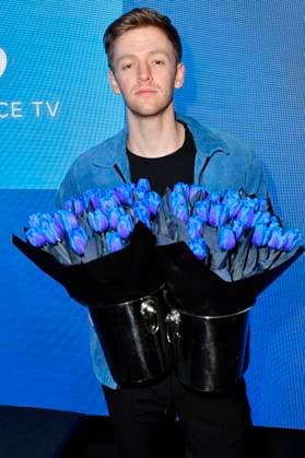 Timur Bartels at the presentation of the Blue Flower Award 2023 at The Reed Berlin, 15 02 2023 Foto:xN.xKubelkax xFuturexImage
