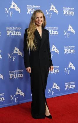 February 15, 2023, Santa Barbara, California, U.S: Kerry Condon charms on the Santa Barbara International Film Festivalâ€⠢s Red Carpet, February 15, 2023, at the historic Arlington Theater, where she has come to accept the Virtuosos Award, which honors â€oeup-and-coming†actors for achieving a breakthrough performance, as she did in The Banshees of Inisherin Santa Barbara U.S. - ZUMAk144 20230215_znp_k144_199 Copyright: xAmyxKatzx
