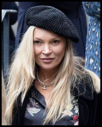 Bilder des Jahres 2023, Entertainment 02 Februar Entertainment Themen der Woche KW07 Entertainment Bilder des Tages . 16 02 2023. London, United Kingdom. Kate Moss arriving at a memorial service for Fashion Designer Vivienne Westwood at Southwark Cathedral in London.  xStephenxLockx xi-Imagesx IIM-24147-0118
