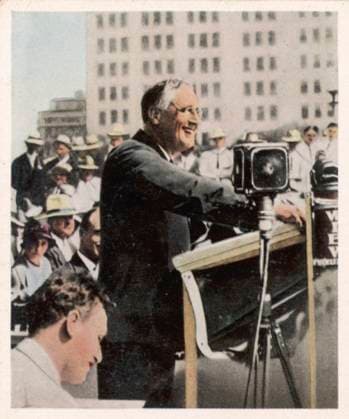 Franklin Delano Roosevelt - FDR - Elected Franklin D Roosevelt is elected president Date: 1932  Copyright: Copyrightx(c)Geminix2023.xCredit:xGemini 12005894