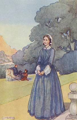 NIGHTINGALE HOME FLORENCE NIGHTINGALE - after her return from the Crimea Date: 1820 - 1910  Copyright: Copyrightx(c)Geminix2023.xCredit:xGemini 13839944