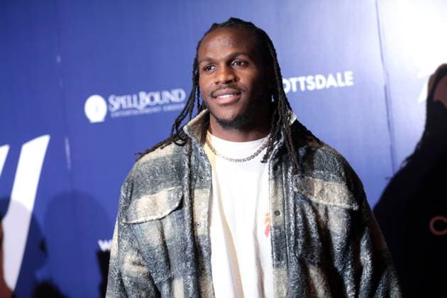 February 17, 2023, Scottsdale, Arizona, USA: Jamaal Charles at the Friday Beers Red Carpet Presented by W Scottsdale & E11even Miami at the W Scottsdale in Scottsdale, Arizona. Scottsdale USA - ZUMAg247 20230217_znp_g247_005 Copyright: xGagexSkidmorex