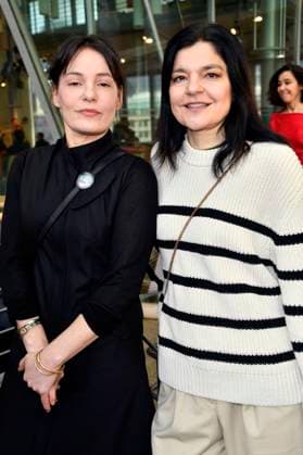 Nicolette Krebitz and Jasmin Tabatabai at the award ceremony of the German Film Critics Prize 2023 at the Academy of Arts Berlin, 19 02 2023 Foto:xN.xKubelkax xFuturexImage