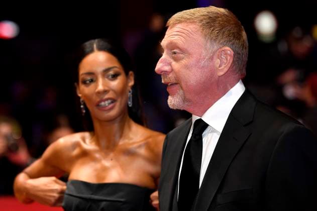 Boris Becker with partner Lilian de Carvalho Monteiro at the Red Carpet Photocall for the documentary Boom Boom The World vs Boris Becker at the Berlinale 2023 73 Berlin International Film Festival in front of the Berlinale Palast Berlin, 19 02 2023 Foto:xC.xNiehausx xFuturexImage