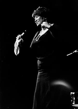 IMAGO ICONS: Ella Fitzgerald STOCKHOLM 1967-01-24 American jazz singer Ella Fitzgerald performs with The Duke Ellington Orchestra at Stockholm Concert Hall in Sweden January 24 1967. Stockholm Sweden x190x *** STOCKHOLM 1967 01 24 American jazz singer Ella Fitzgerald performs with The Duke Ellington Orchestra at Stockholm Concert Hall in Sweden January 24 1967 Stockholm Sweden x190x  Copyright: xOllexLindeborg TTx ELLA FITZGERALD STOCKHOLM 1967