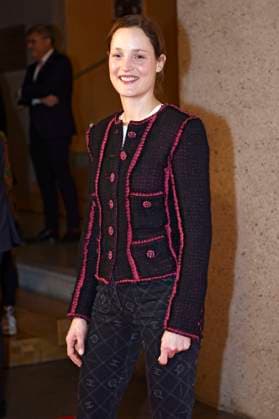Vicky Krieps at the award ceremony of the Ordre des Arts et des Lettres to Sandra Hüller and Vicky Krieps at the Berlinale 2023 73 Berlin International Film Festival at the French Embassy Berlin, 20 02 2023. Foto:xC.xNiehausx xFuturexImage