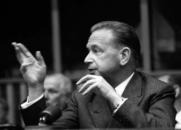Photo date unknown United Nations Secretary General Dag Hammarskjöld during a debate Sweden x1902x  Copyright: xTTxHISTORICALx DAG HAMMARSKJOLD
