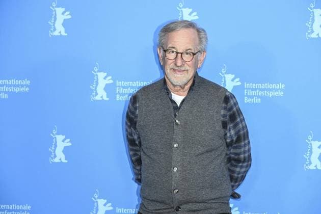 <p>Der Regisseur Steven Spielberg am 21. Februar 2023 bei einem Photocall im Berlinale Palast in Berlin. Deutschland Berlin Berlin Copyright: RetoxKlar