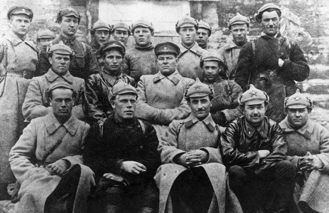 CHERNENKO DELEGATES CONFERENCE 26751 22.02.1932 Konstantin Chernenko (second from right in top row) among delegates to a party conference of the border guard contingent. RIA Novosti Sputnik Kazakhstan  Copyright: xRIAxNovostix
