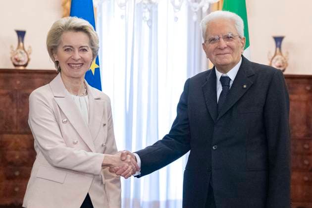 News Themen der Woche KW08 News Bilder des Tages February 23, 2023, Palermo: The President of the Italian Republic Sergio Mattarella with Ursula von der Leyen, President of the European Commission on the occasion of the inauguration of the academic year University of Palermo, 23 February 2023. ANSA US QUIRINALE FRANCESCO AMMENDOLA...+++ HO NO SALES - EDITORIAL USE ONLY +++ o NPK+ Palermo - ZUMAa110 20230223_zaf_a110_007 Copyright: xAnsa UsxQuirinalexFrancescoxAmmex