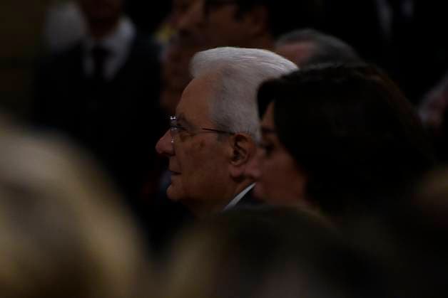 35th year of the Marisa Bellisario Award Rome Italy. 24 February 2023. The President of the Italian Republic Sergio Mattarella attends the ceremony for the 35th year of the establishment of the Maria Bellissario Prize. The award is given annually to women who have distinguished themselves in the profession, in management, in science, in the economy and in Italian and international social life. Rome Italy Copyright: xVincenzoxNuzzolesex vnuzzolese_roma_24_02_2023_04