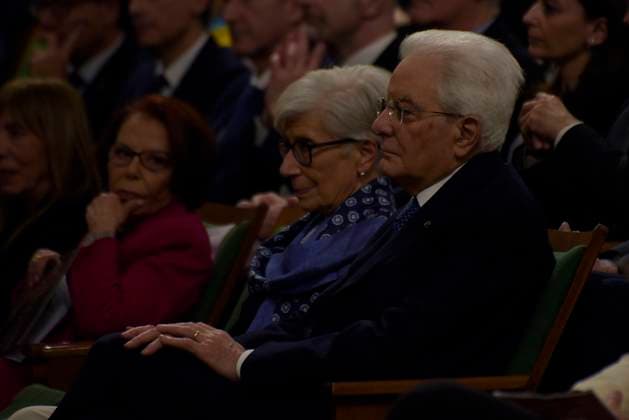 35th year of the Marisa Bellisario Award Rome Italy. 24 February 2023. The President of the Italian Republic Sergio Mattarella attends the ceremony for the 35th year of the establishment of the Maria Bellissario Prize. The award is given annually to women who have distinguished themselves in the profession, in management, in science, in the economy and in Italian and international social life. Rome Italy Copyright: xVincenzoxNuzzolesex vnuzzolese_roma_24_02_2023_07