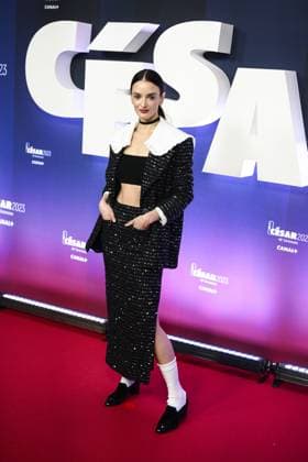 Charlotte Le Bon CELEBRITES : 48e Ceremonie des Cesar - Tapis Rouge - 24 02 2023 JBAutissier Panoramic 