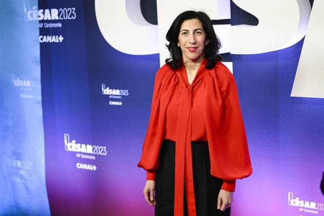 Rima Abdul Malak - Ministre de la culture CELEBRITES : 48e Ceremonie des Cesar - Tapis Rouge - 24 02 2023 JBAutissier Panoramic 