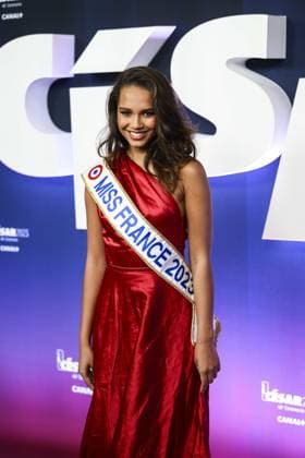 Indira Ampiot - Miss France 2023 CELEBRITES : 48e Ceremonie des Cesar - Tapis Rouge - 24 02 2023 JBAutissier Panoramic 