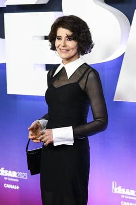 Fanny Ardant CELEBRITES : 48e Ceremonie des Cesar - Tapis Rouge - 24 02 2023 JBAutissier Panoramic 