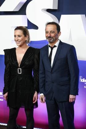 Eric Metayer et Andrea Bescond CELEBRITES : 48e Ceremonie des Cesar - Tapis Rouge - 24 02 2023 JBAutissier Panoramic 