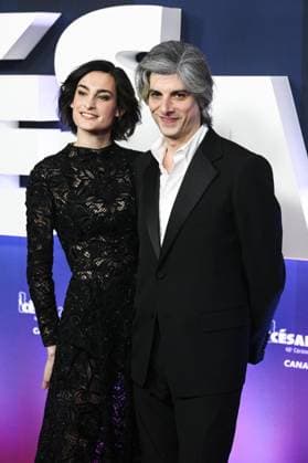 Micha Lescot et Nine D Urso CELEBRITES : 48e Ceremonie des Cesar - Tapis Rouge - 24 02 2023 JBAutissier Panoramic 