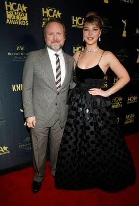 24 February 2023 -Beverly Hills, California - Rian Johnson, Madelyn Cline. Hollywood Critics Association s 2023 HCA Film Awards held at Beverly Wilshire, A Four Seasons Hotel in Beverly Hills. Beverly Hills USA - ZUMAa123 20230224_zaa_a123_327 Copyright: xFSx