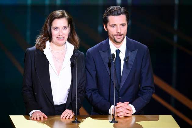 Emmanuelle Devos et Raphael Personnaz CELEBRITES : 48e Ceremonie des Cesar - 24 02 2023 JBAutissier Panoramic 
