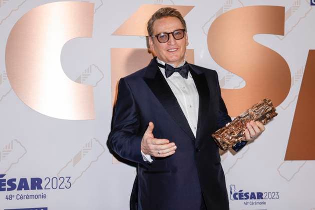 Benoit Magimel, Cesar du meilleur acteur - 48e ceremonie des Cesar a l Olympia, Paris, France, le 25 02 2023. 288994 2023-02-25 Ile de France Paris France  Copyright: xThierryxStefanopoulos MPPx STAR_288994_055