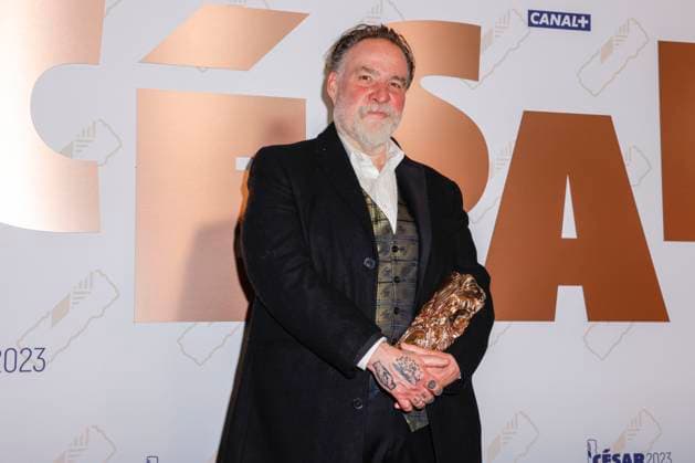 Bouli Lanners, Cesar du meilleur acteur dans un second role - 48e ceremonie des Cesar a l Olympia, Paris, France, le 25 02 2023. 288994 2023-02-25 Ile de France Paris France  Copyright: xThierryxStefanopoulos MPPx STAR_288994_090