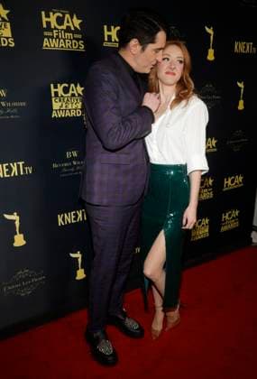24 February 2023 -Beverly Hills, California - David Dastmalchian, Evelyn Leigh. Hollywood Critics Association s 2023 HCA Film Awards held at Beverly Wilshire, A Four Seasons Hotel in Beverly Hills. Beverly Hills USA - ZUMAa123 20230224_zaa_a123_198 Copyright: xFSx