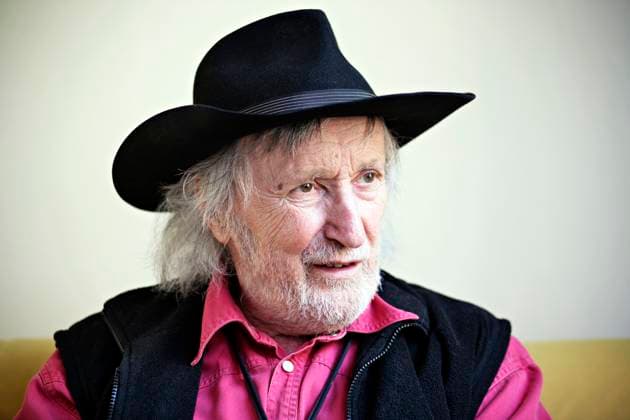 FILE - In the file photo, Slovak director Juraj Jakubisko in Prague, Czech Republic, April 22, 2013. One of the leading film-makers of the Czechoslovak New Film Wave of the 1960s, died in Prague, where he lived, on Friday, Feb. 24, 2023. He was 84. (CTKxPhoto MartinxSterba) CTKPhotoF201304250978301  CTKPhotoF201304250978301