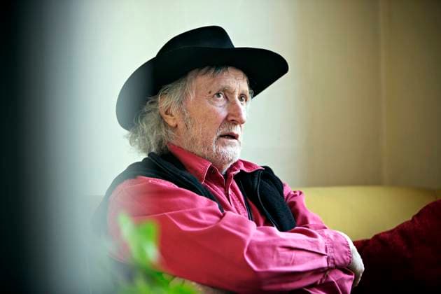 FILE - In the file photo, Slovak director Juraj Jakubisko in Prague, Czech Republic, April 22, 2013. One of the leading film-makers of the Czechoslovak New Film Wave of the 1960s, died in Prague, where he lived, on Friday, Feb. 24, 2023. He was 84. (CTKxPhoto MartinxSterba) CTKPhotoF201304250978401  CTKPhotoF201304250978401