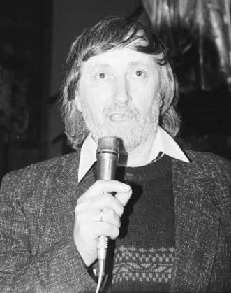 FILE - In the file photo, Slovak director Juraj Jakubisko, Prague, Czechoslovakia, December 31, 1991. One of the leading film-makers of the Czechoslovak New Film Wave of the 1960s, died in Prague, where he lived, on Friday, Feb. 24, 2023. He was 84. (CTKxPhoto StanislavxPeska) CTKPhotoFO00486965  CTKPhotoFO00486965