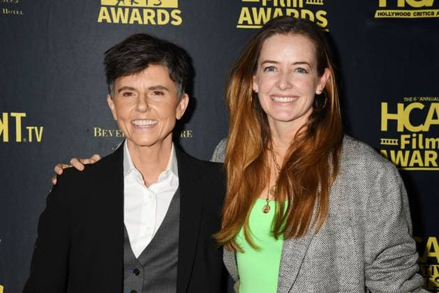 BEVERLY HILLS, CALIFORNIA - FEBRUARY 24: (L-R) Tig Notaro and Stephanie Allynne attend the Hollywood Critics Association s 2023 HCA Film Awards at Beverly Wilshire, A Four Seasons Hotel on February 24, 2023 in Beverly Hills, California. Copyright: xJeffreyxMayer JTMPhotosx