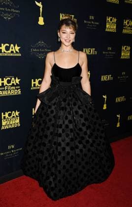 BEVERLY HILLS, CALIFORNIA - FEBRUARY 24: Madelyn Cline attends the Hollywood Critics Association s 2023 HCA Film Awards at Beverly Wilshire, A Four Seasons Hotel on February 24, 2023 in Beverly Hills, California. Copyright: xJeffreyxMayer JTMPhotosx