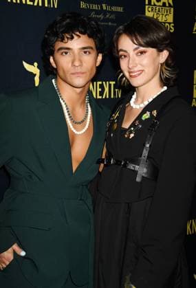 BEVERLY HILLS, CALIFORNIA - FEBRUARY 24: (L-R) Brandon Perea and BKLYNN, Brooklyn Curtis-White attend the Hollywood Critics Association s 2023 HCA Film Awards at Beverly Wilshire, A Four Seasons Hotel on February 24, 2023 in Beverly Hills, California. Copyright: xJeffreyxMayer JTMPhotosx