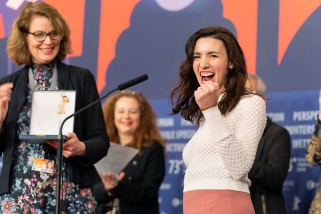 25 02 2023,Berlin,Germany,73 Berlin International Film Festival The winners of the independent juries The main prize of the Ecumenical Jury is awarded to Lila AvilÃ s for her film Totem