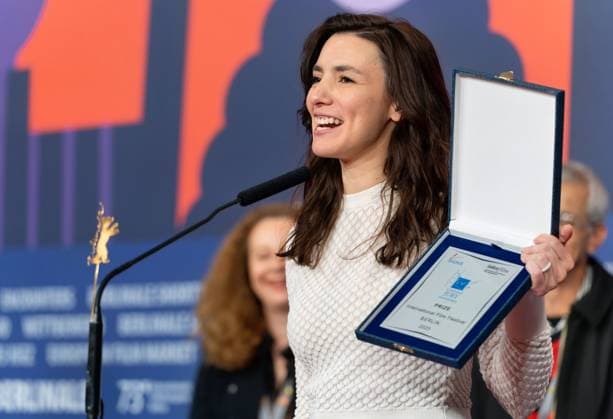 25 02 2023,Berlin,Germany,73 Berlin International Film Festival The winners of the independent juries The main prize of the Ecumenical Jury is awarded to Lila AvilÃ s for her film Totem