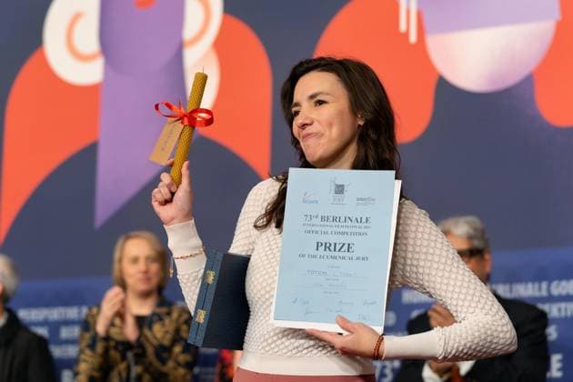 25 02 2023,Berlin,Germany,73 Berlin International Film Festival The winners of the independent juries The main prize of the Ecumenical Jury is awarded to Lila AvilÃ s for her film Totem