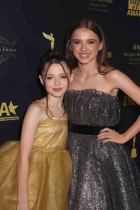 Violet McGraw, Madeleine McGraw 02 24 2023 Hollywood Critics Association?s 2023 HCA Film Awards held at the Beverly Wilshire, A Four Seasons Hotel in Beverly Hills, CA.  Copyright: xI.xHasegawax 34489-039HNW
