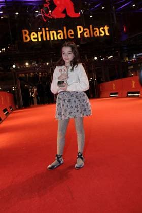 Sofia Otero, the young actress from Spain and Baer winner at the photo call at the Berlinale Palast of the International Film Festival Berlinale on 25 02 2023 in Berlin Berlinale 2023 Winner Photo Call