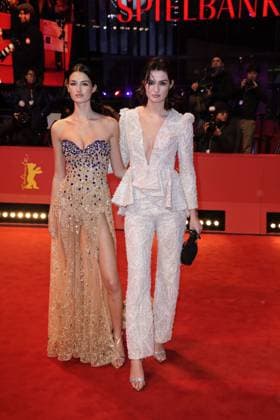 Aleandra and Angelina Frerk arriving for the closing ceremony at the Berlinale Palast of the 73 Berlinale International Film Festival on 25 02 2023 in Berlin Berlinale 2023 closing ceremony Closing Ceremony Night