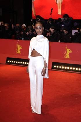 Hadnet Tesfai arriving for the Closing Ceremony at the Berlinale Palace of the 73 Berlinale International Film Festival on 25 02 2023 in Berlin Berlinale 2023 Closing Ceremony Night