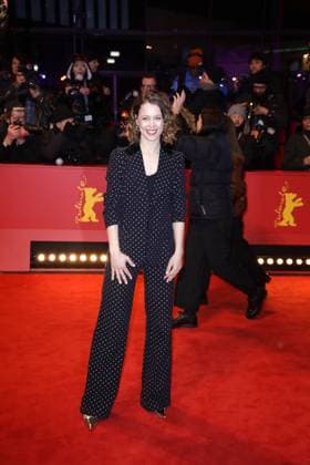 Paula Beer arriving for the Closing Ceremony at the Berlinale Palast der 73 Berlinale International Film Festival on 25 02 2023 in Berlin Berlinale 2023 Closing Ceremony Night