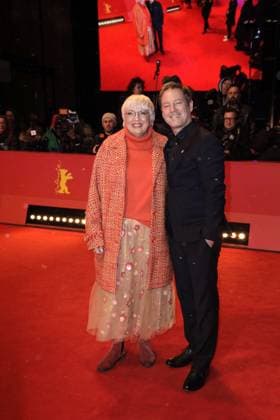 Claudia Roth and director Florian Gallenberger arriving for the closing ceremony at the Berlinale Palast of the 73 Berlinale International Film Festival on 25 02 2023 in Berlin Berlinale 2023 closing ceremony Closing Ceremony Night