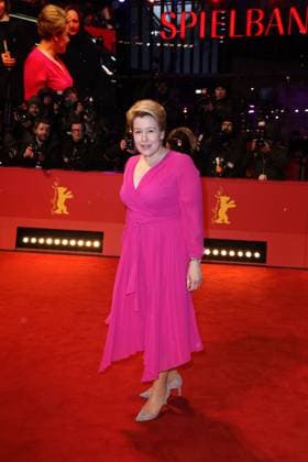 Franziska Giffey arriving for the closing ceremony at the Berlinale Palast of the 73 Berlinale International Film Festival on 25 02 2023 in Berlin Berlinale 2023 closing ceremony Closing Ceremony Night