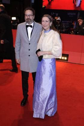 Mariette Rissenbeek and Carlo Chatrian arriving for the Closing Ceremony at the Berlinale Palast of the 73 Berlinale International Film Festival on 25 02 2023 in Berlin Berlinale 2023 Closing Ceremony Night