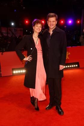 Berlinale Closing Night and Award Ceremony Benjamin Herrmann and Uta Spikermann on the red carpet at the Berlinale Closing Night and Award Ceremony during the 73 Berlinale at the Berlinale Palast in Berlin Copyright: xEventpressxGolejewskix